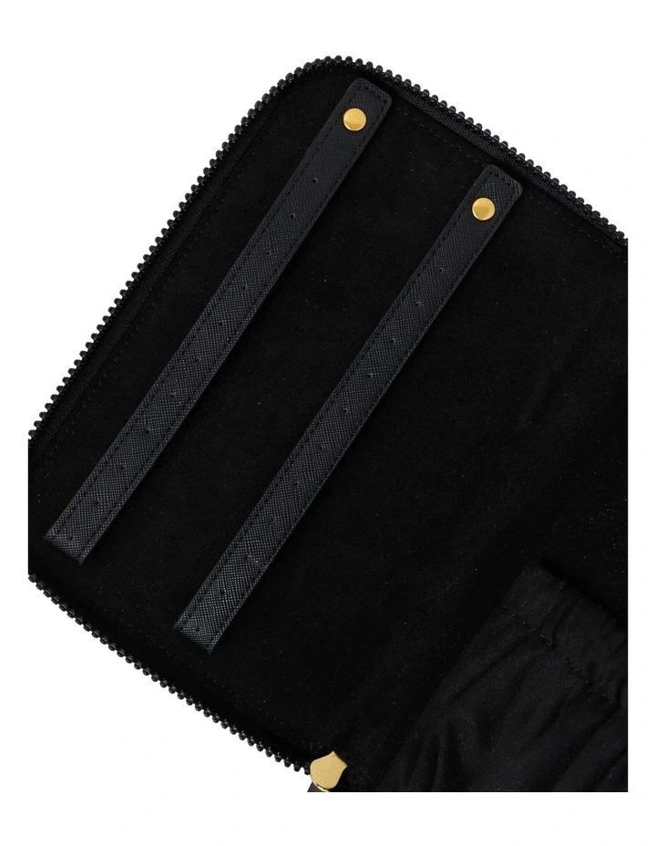 Lustre & Sage Jewellery Travel Case in Black image 4