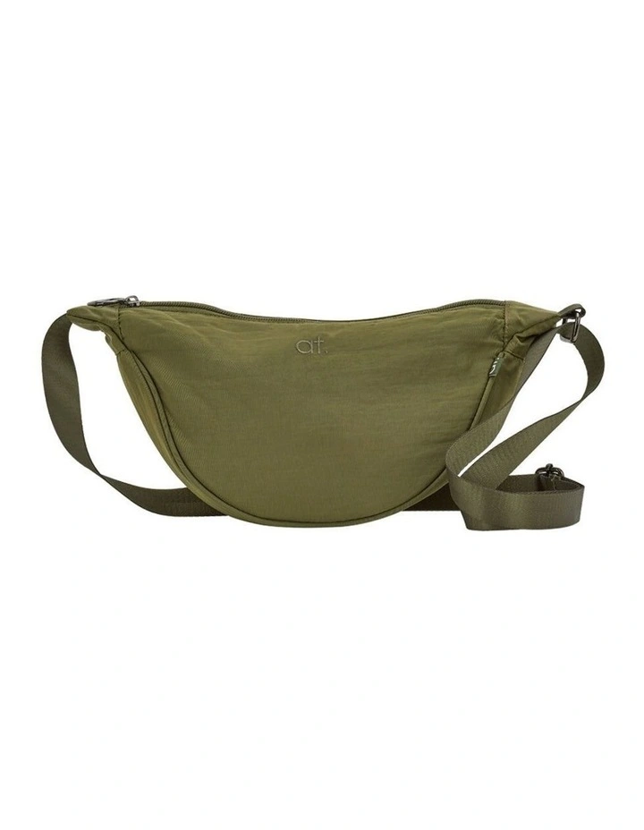 Crossbody Sling Stylish Shoulder Bag Olive 34cm image 1
