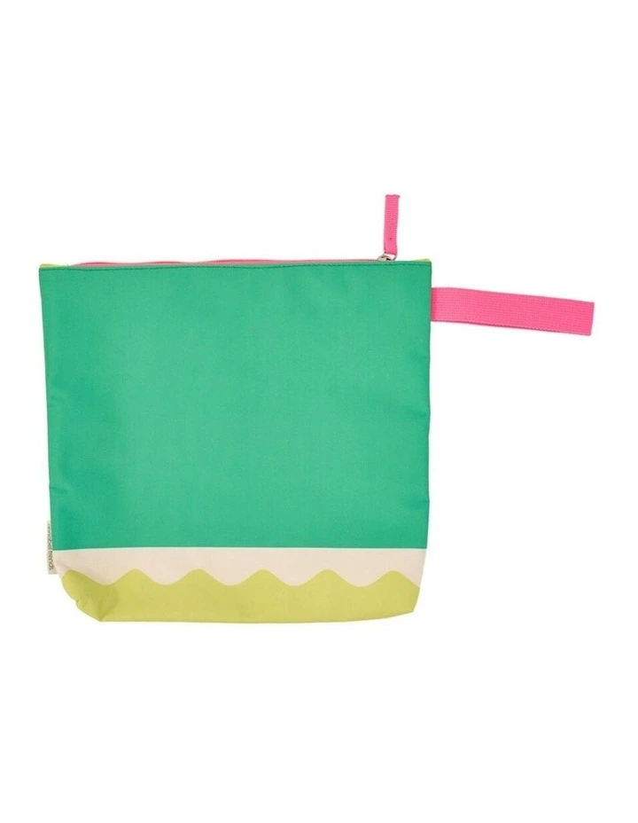 Beach Wet Clothing Pouch Riptide Bag Green 28.5x28cm image 2