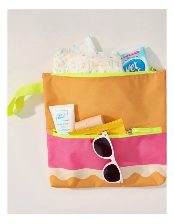 Beach Wet Clothing Pouch Riptide Bag Pink 28.5cm x 28cm image 2