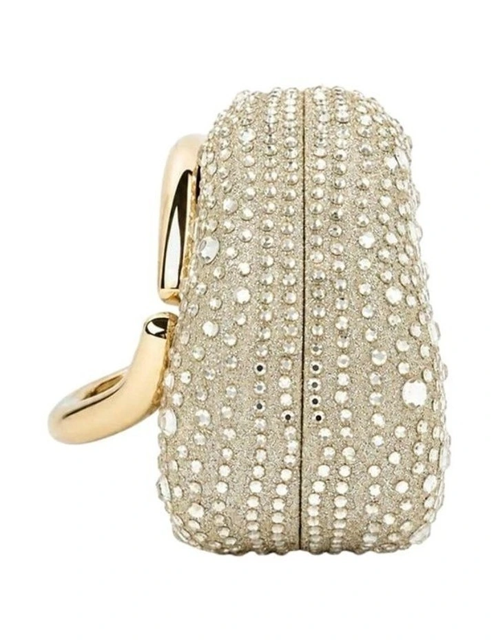Celina Crystal Statement Clutch Bag - Gold image 5