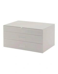 Gabriella XL Jewellery Box in Cloud Grey