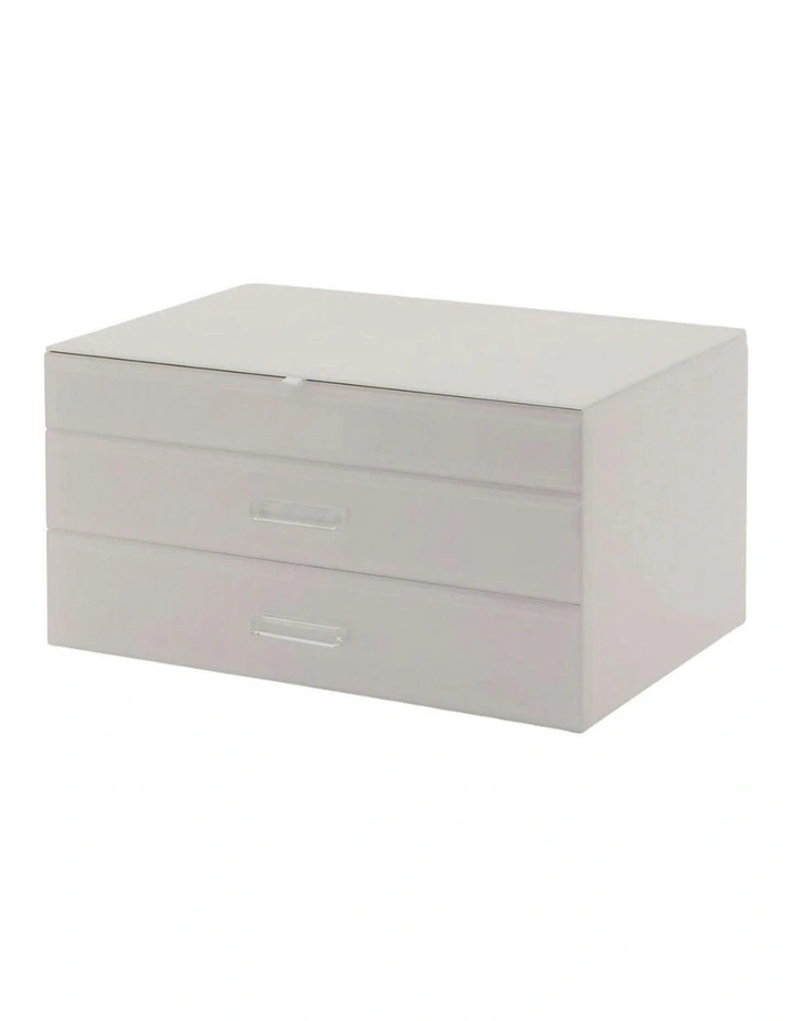 Gabriella XL Jewellery Box in Cloud Grey image 1