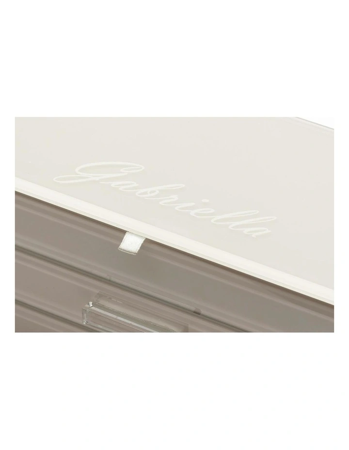 Gabriella XL Jewellery Box in Cloud Grey image 4