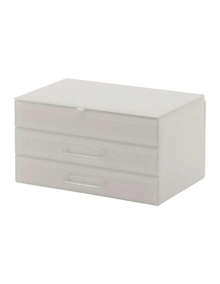 Gabriella Medium Jewellery Box in Cloud Grey image 2