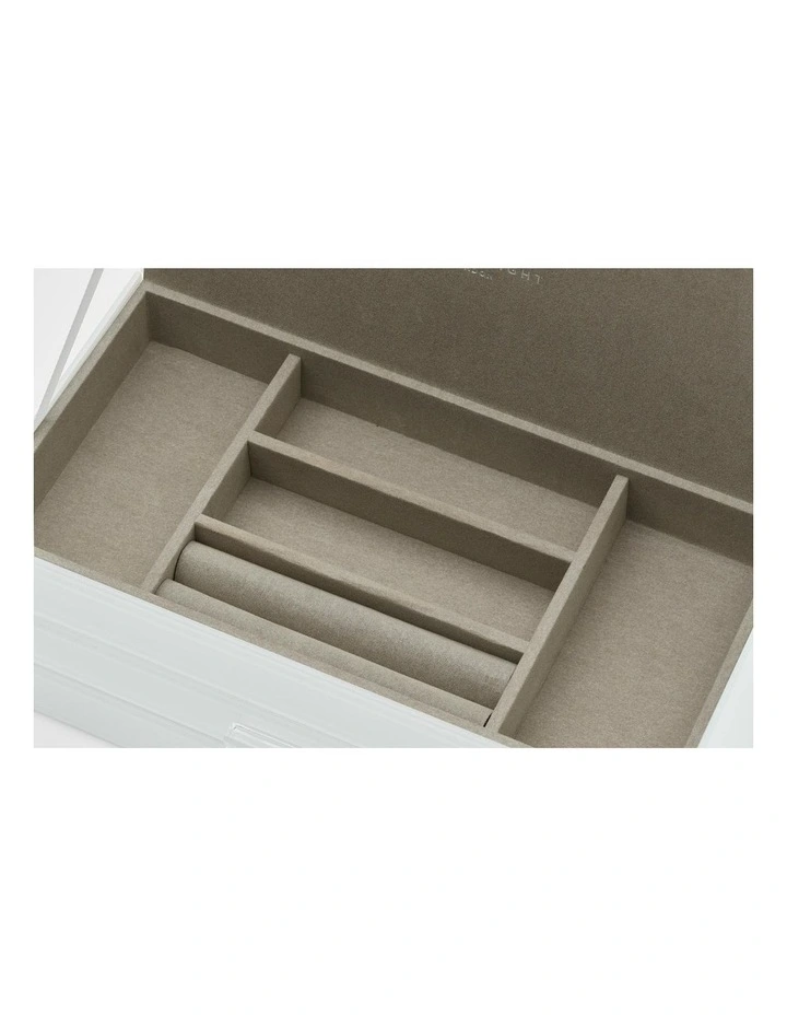 Gabriella Medium Jewellery Box in Cloud Grey image 5
