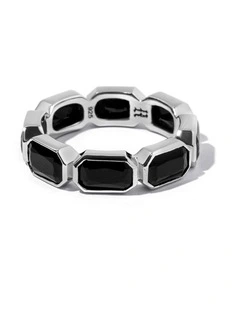 Haven Onyx Ring | Silver