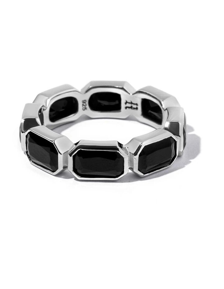 Haven Onyx Ring | Silver image 1
