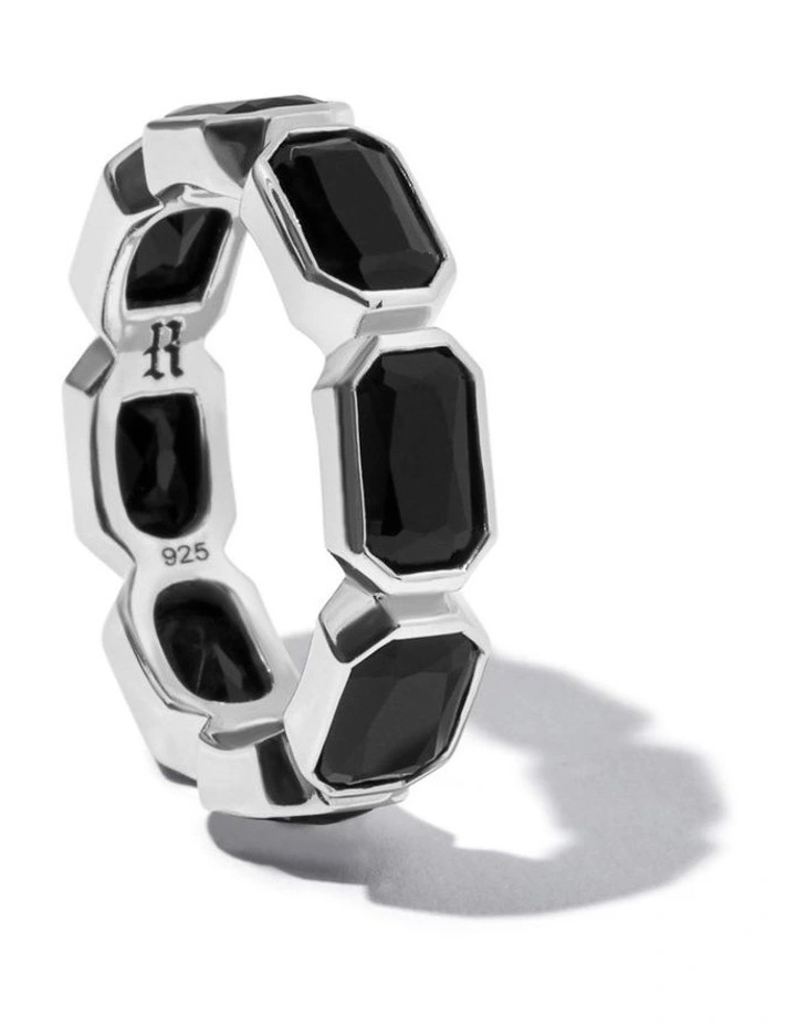 Haven Onyx Ring | Silver image 3