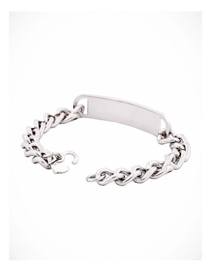 Stainless Steel ID Bracelet (Blank Name Plate) image 4