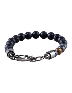 Antique Lava Beaded Bracelet