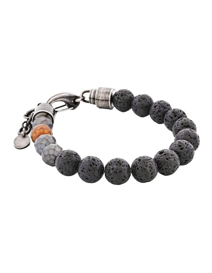 Antique Lava Beaded Bracelet image 3