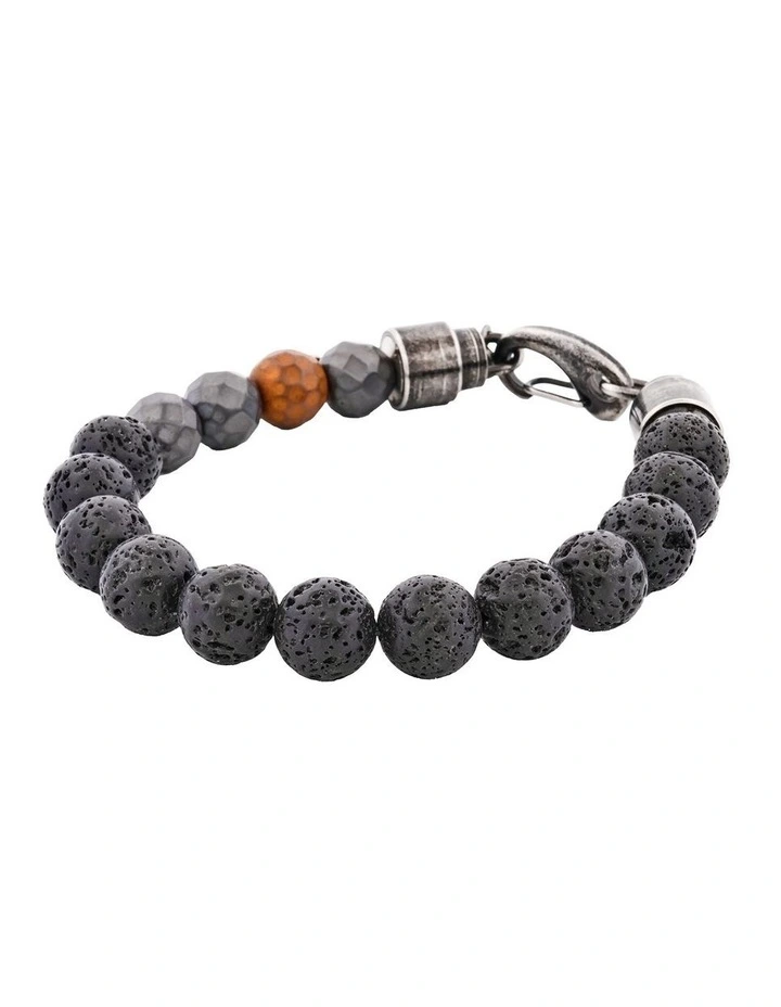 Antique Lava Beaded Bracelet image 4