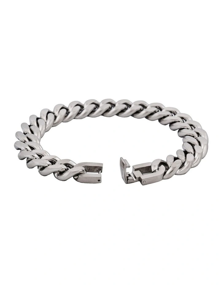 Classic Cuban Link Bracelet Stainless Steel (215 x 12mm) image 4
