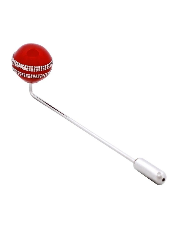 Cricket Ball Lapel Pin image 3