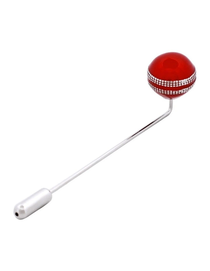 Cricket Ball Lapel Pin image 4