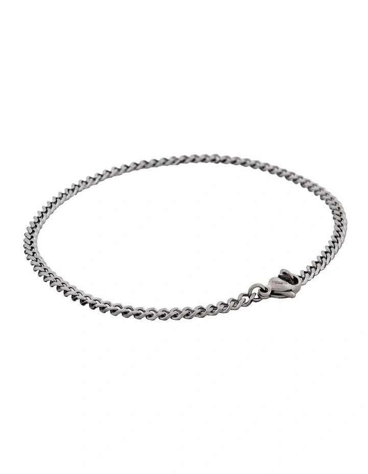 Classic Cuban Link Bracelet Stainless Steel (215 x 3mm) image 2
