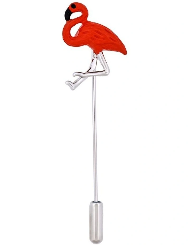 Pink Flamingo Lapel Pin image 1