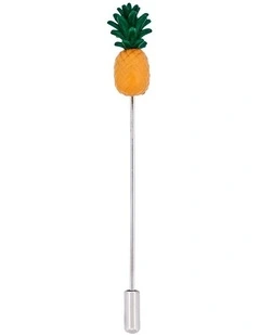 Coloured Pineapple Lapel Pin