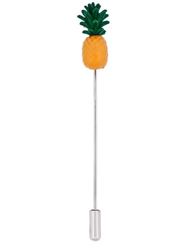 Coloured Pineapple Lapel Pin image 1