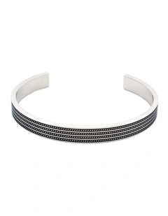 Ion Plated Gun Metal/Steel Cuff