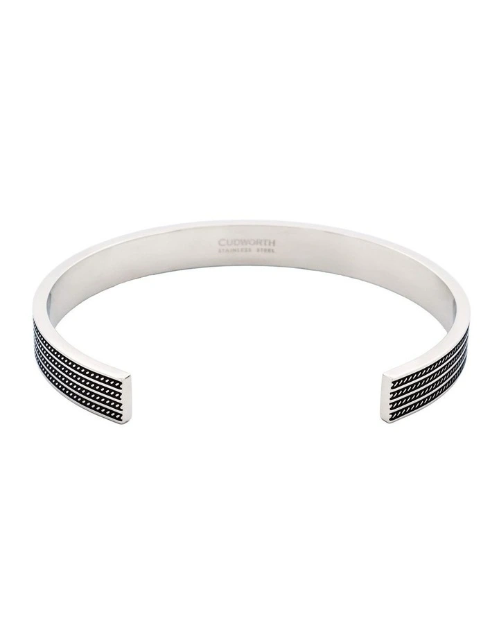 Ion Plated Gun Metal/Steel Cuff image 4