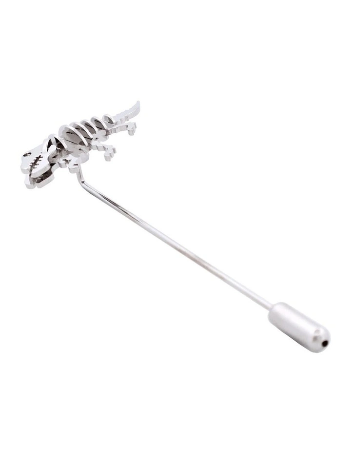 T-Rex Skeleton Lapel Pin image 2