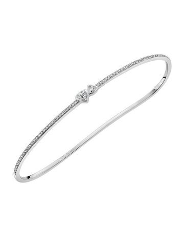 White Diamonds in Sterling Silver colour