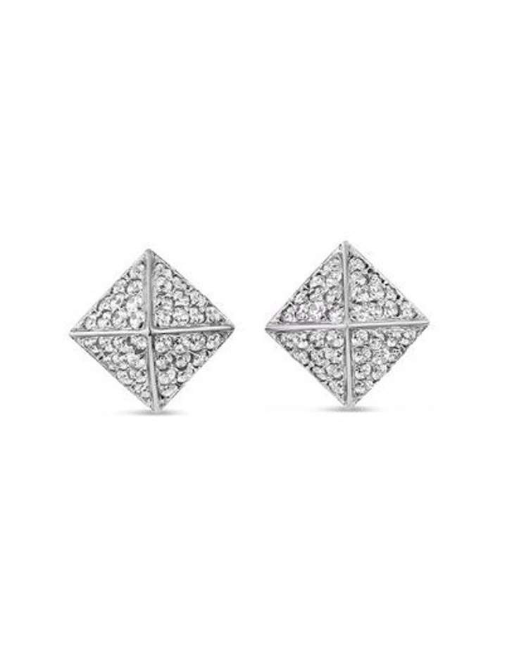 Pyramid Stud Earrings image 1