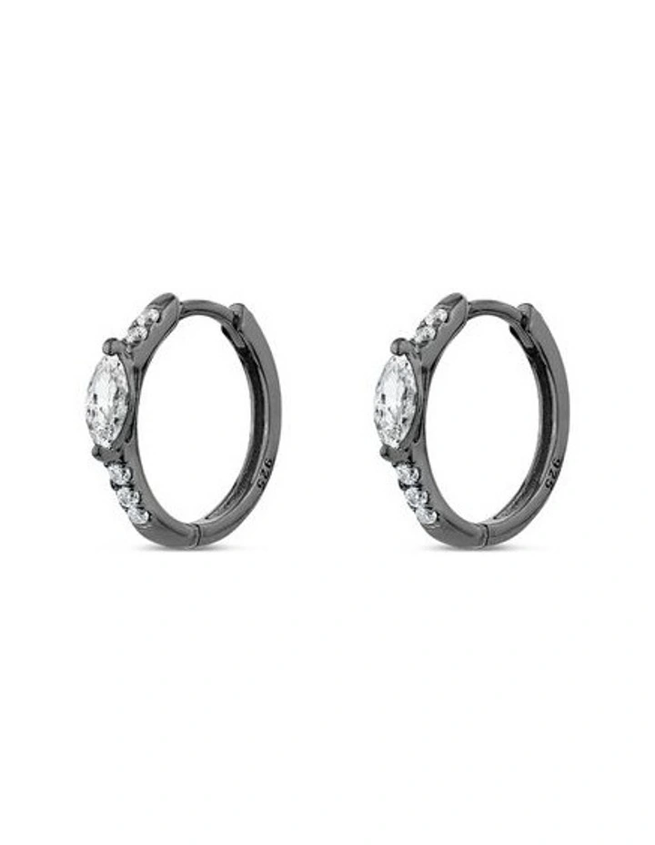Natural Huggie Earrings image 1