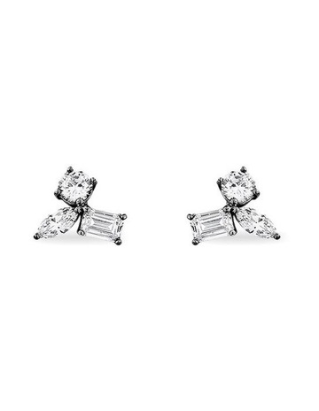White Diamonds in Black Rhodium colour