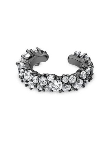 White Diamonds in Black Rhodium colour