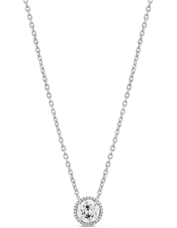 White Diamonds in Sterling Silver colour