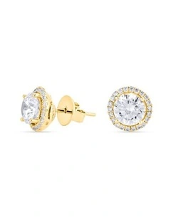 Halo Stud Earrings