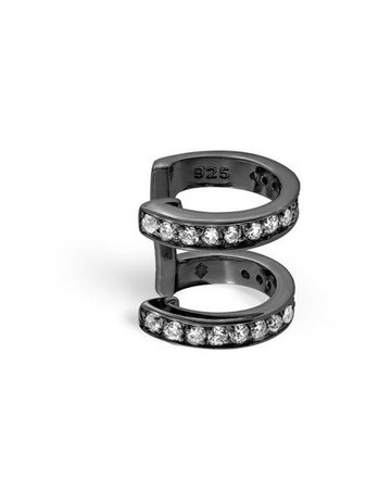White Diamonds in Black Rhodium colour