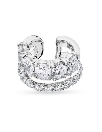 White Diamonds in Sterling Silver colour