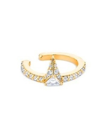 White Diamonds in 18K Gold Vermeil colour