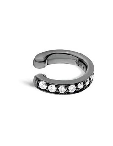 White Diamonds in Black Rhodium colour