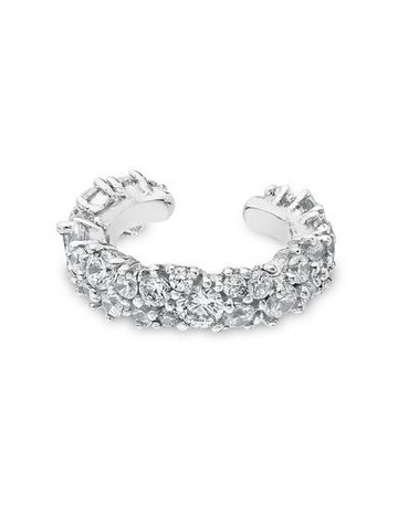 White Diamonds in Sterling Silver colour