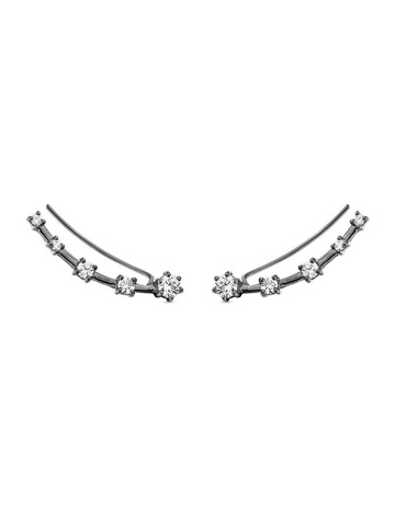 White Diamonds in Black Rhodium colour