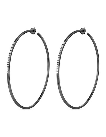 White Diamonds in Black Rhodium colour