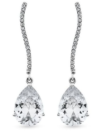 White Diamonds in Sterling Silver colour