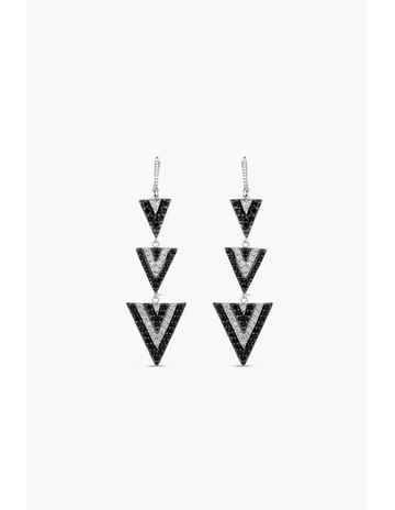 Black & White Diamonds in Platinum colour