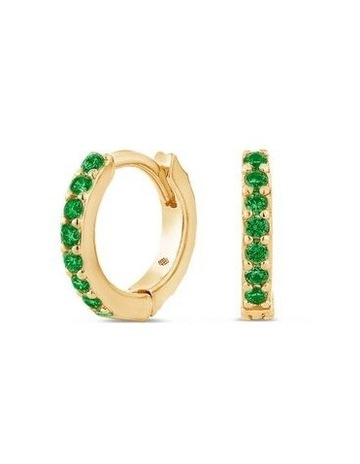 Emerald in 18k Gold Vermeil colour