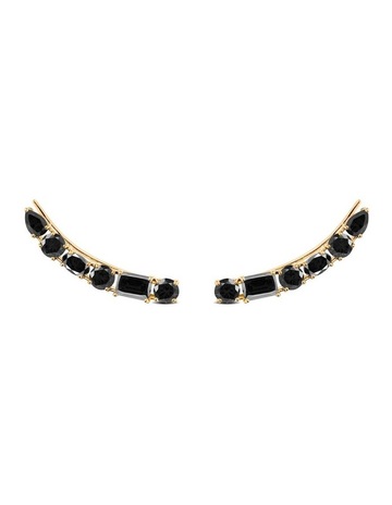 Black Diamonds in 18k Gold colour