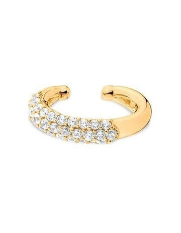 White Diamonds in 18K Gold Vermeil colour