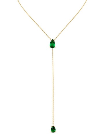 Emerald in 18K Gold colour