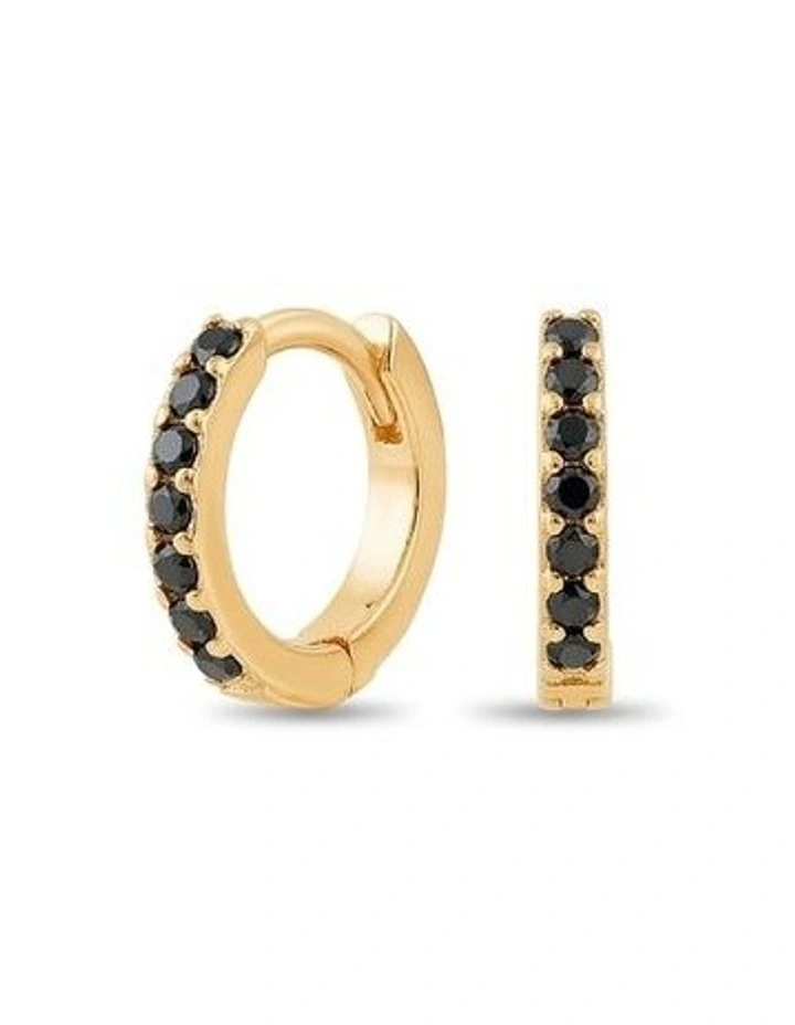 Light Huggie Earrings image 1