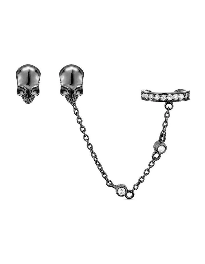 Peace Stud Ear Cuff Set image 1