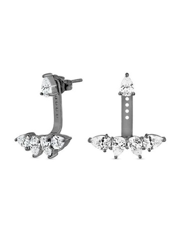 White Diamonds in Black Rhodium colour